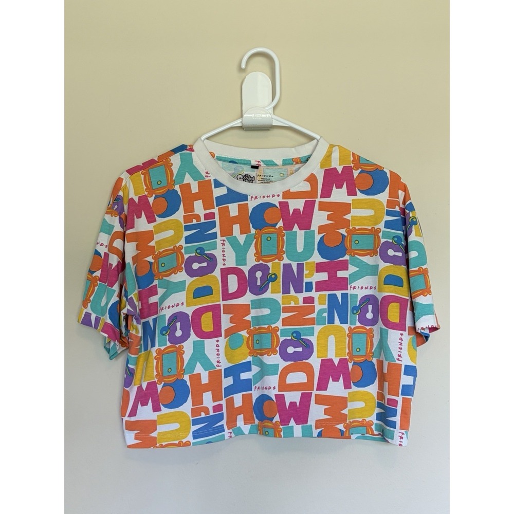 The Souled Store x Friends Oversized Colorful Typographic Tshirt Womens Medium